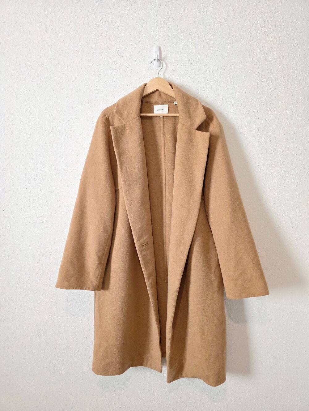 Vince Camel Long Wool Blend Coat XXL